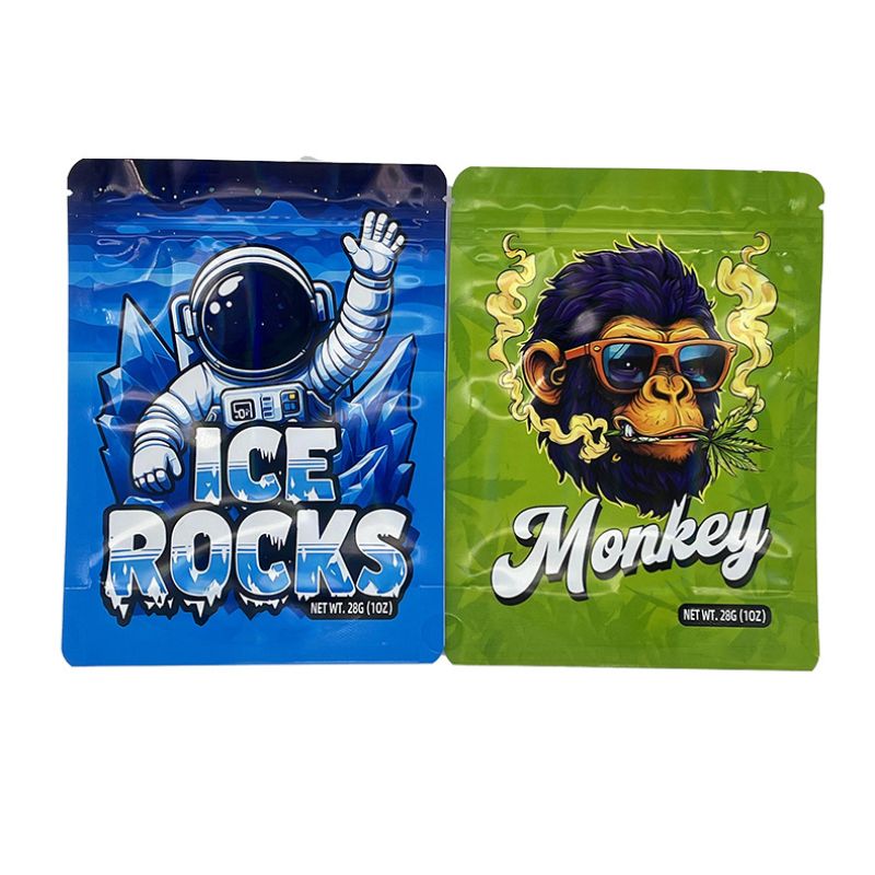 Airtight Pineapple Express Skull 1oz Mylar Bags